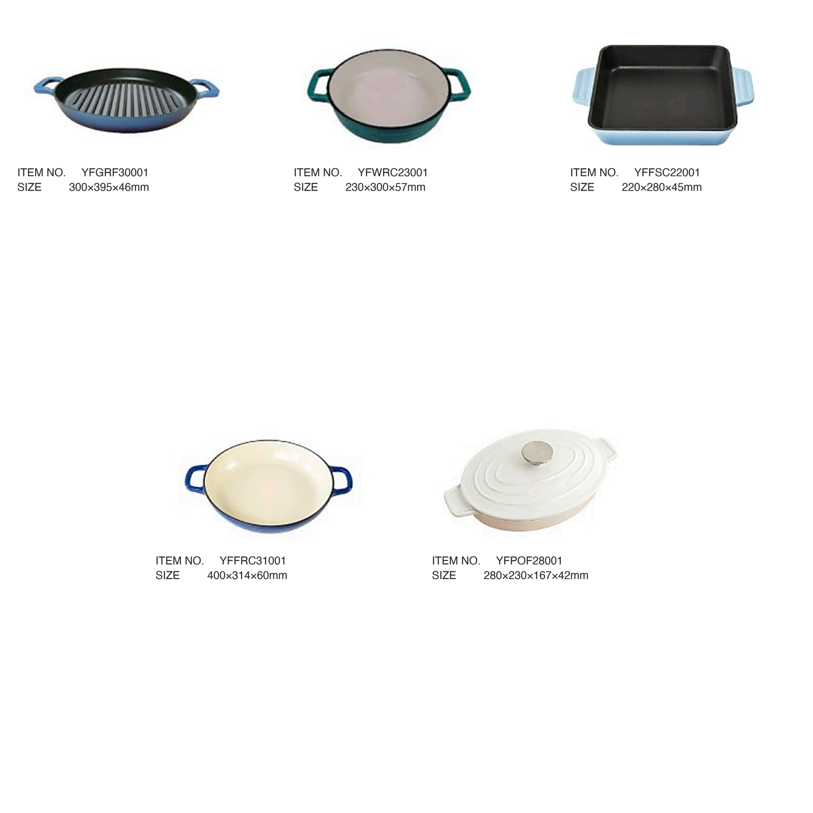 Enameled cast iron cookware Dutch oven — wholesale OEM manufacturer AIRUIPAI