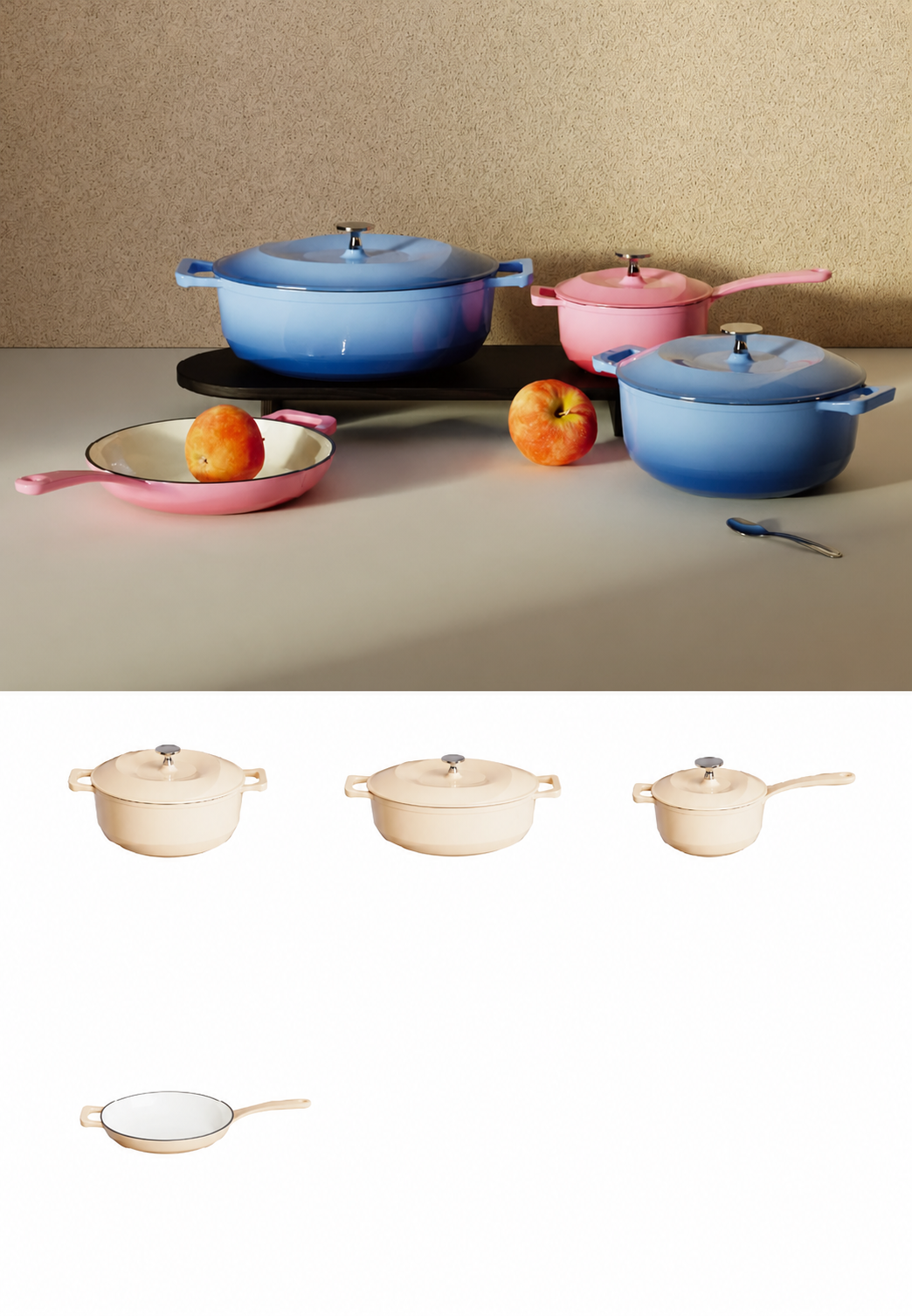 Enameled cast iron cookware Dutch oven — wholesale OEM manufacturer AIRUIPAI